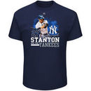 Giancarlo Stanton New York Yankees Majestic Illustrative Player T-Shirt – Navy