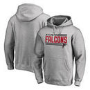 Atlanta Falcons NFL Pro Line by Fanatics Branded Iconic Collection On Side Stripe Big & Tall Pullover Hoodie - Ash