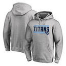 Tennessee Titans NFL Pro Line by Fanatics Branded Iconic Collection On Side Stripe Big & Tall Pullover Hoodie - Ash