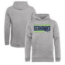 Seattle Seahawks NFL Pro Line by Fanatics Branded Youth Iconic Collection On Side Stripe Pullover Hoodie - Ash