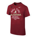 Alabama Crimson Tide Nike Youth College Football Playoff 2017 National Champions Celebration T-Shirt – Crimson