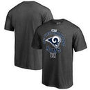 Los Angeles Rams NFL Pro Line by Fanatics Branded 2017 NFC West Division Champions T-Shirt – Heather Charcoal