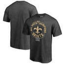New Orleans Saints NFL Pro Line by Fanatics Branded 2017 NFC South Division Champions T-Shirt – Heather Charcoal