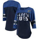 St. Louis Blues G-III 4Her by Carl Banks Women's First Team Mesh T-Shirt – Navy