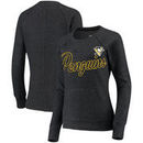 Pittsburgh Penguins G-III 4Her by Carl Banks Women's Off Season Pullover Crew Neck Sweatshirt - Charcoal