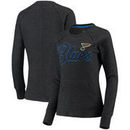 St. Louis Blues G-III 4Her by Carl Banks Women's Off Season Pullover Crew Neck Sweatshirt - Charcoal
