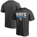 Tampa Bay Rays Fanatics Branded Win Stripe T-Shirt - Ash