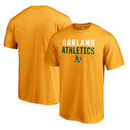 Oakland Athletics Fanatics Branded Fade Out T-Shirt - Gold