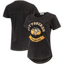 Pittsburgh Penguins Touch by Alyssa Milano Women's Gridiron T-Shirt - Black
