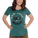 San Jose Sharks Touch by Alyssa Milano Women's Gridiron T-Shirt - Teal