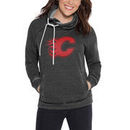 Calgary Flames Touch by Alyssa Milano Women's Spiral Pullover Hoodie – Heathered Gray