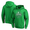 Cleveland Browns NFL Pro Line by Fanatics Branded St. Patrick's Day Emerald Isle Pullover Hoodie - Kelly Green