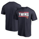 Minnesota Twins Fanatics Branded Onside Stripe T-Shirt - Navy