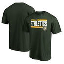 Oakland Athletics Fanatics Branded Onside Stripe T-Shirt - Green