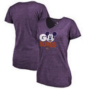 Phoenix Suns Fanatics Branded Women's Disney Rally Cry Tri-Blend V-Neck T-Shirt - Purple