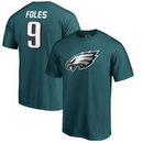 Nick Foles Philadelphia Eagles NFL Pro Line by Fanatics Branded Player Icon Name & Number T-Shirt – Midnight Green