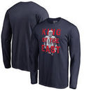 Tom Brady New England Patriots NFL Pro Line by Fanatics Branded Hero Long Sleeve T-Shirt – Navy