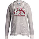Alabama Crimson Tide Blue 84 Women's College Football Playoff 2017 National Champions French Terry Pullover Hoodie – Cream