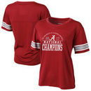Alabama Crimson Tide Women's College Football Playoff 2017 National Champions Gametime Plus Size T-Shirt – Crimson