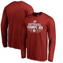 Alabama Crimson Tide Fanatics Branded College Football Playoff 2017 National Champions Multi Kick Long Sleeve T-Shirt – Crimson