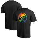Buffalo Sabres Fanatics Branded Rainbow Pride T-Shirt - Black