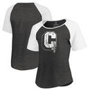 Cleveland Cavaliers Fanatics Branded Women's Letterman Tri-Blend Raglan T-Shirt - Black