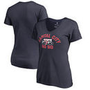 Capital City Go-Go Fanatics Branded Women's Overtime Plus Size V-Neck T-Shirt - Navy