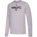 Minnesota United FC adidas Lined Up Performance Raglan Long Sleeve T-Shirt – Heathered Gray