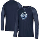 Vancouver Whitecaps FC adidas Leave A Mark Performance Long Sleeve climalite T-Shirt – Navy/Heathered Navy