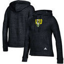 Portland Timbers adidas Women's Inner Drop Transitional Pullover Hoodie - Heathered Black