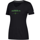 Seattle Sounders FC adidas Women's Lined Up Performance V-Neck T-Shirt – Black