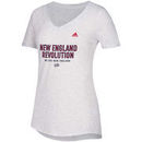 New England Revolution adidas Over Inked V-Neck T-Shirt – Heathered Gray
