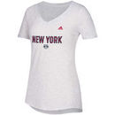 New York Red Bulls adidas Over Inked V-Neck T-Shirt – Heathered Gray