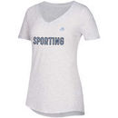Sporting Kansas City adidas Over Inked V-Neck T-Shirt – Heathered Gray