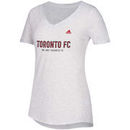 Toronto FC adidas Over Inked V-Neck T-Shirt – Heathered Gray