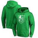 Vegas Golden Knights Fanatics Branded St. Patrick's Day White Logo Pullover Hoodie - Kelly Green