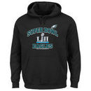 Philadelphia Eagles NFL Pro Line by Fanatics Branded Super Bowl LII Bound Heart and Soul Pullover Hoodie – Black