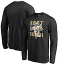 Drew Brees New Orleans Saints NFL Pro Line by Fanatics Branded Hero Long Sleeve T-Shirt – Black
