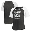 Sacramento Kings Fanatics Branded Women's Hang Time Short Sleeve Raglan T-Shirt - Black