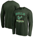 South Florida Bulls Fanatics Branded Campus Icon Long Sleeve T-Shirt - Green