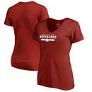 West Texas A&M Buffaloes Fanatics Branded Women's Team Strong V-Neck T-Shirt - Maroon