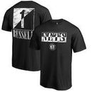 D'Angelo Russell Brooklyn Nets Fanatics Branded Yin & Yang Name and Number T-Shirt – Black
