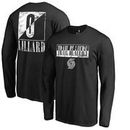 Damian Lillard Portland Trail Blazers Fanatics Branded Yin & Yang Name and Number Long Sleeve T-Shirt – Black