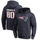 Danny Amendola New England Patriots NFL Pro Line by Fanatics Branded Player Icon Name & Number Pullover Hoodie – Navy