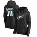 Corey Clement Philadelphia Eagles NFL Pro Line by Fanatics Branded Women's Player Icon Name & Number Pullover Hoodie – Black
