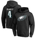 Jake Elliott Philadelphia Eagles NFL Pro Line by Fanatics Branded Player Icon Name & Number Pullover Hoodie – Black
