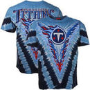 Tennessee Titans Light Blue-Navy Blue Tie-Dye Premium T-shirt