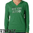 '47 Brand New York Jets Women's Primetime Hooded T-Shirt - Green