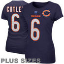 Jay Cutler Chicago Bears Women's Her Catch Plus Size T-Shirt - Navy Blue