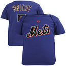 Majestic David Wright New York Mets Infant Wordmark Name & Number T-Shirt - Royal Blue